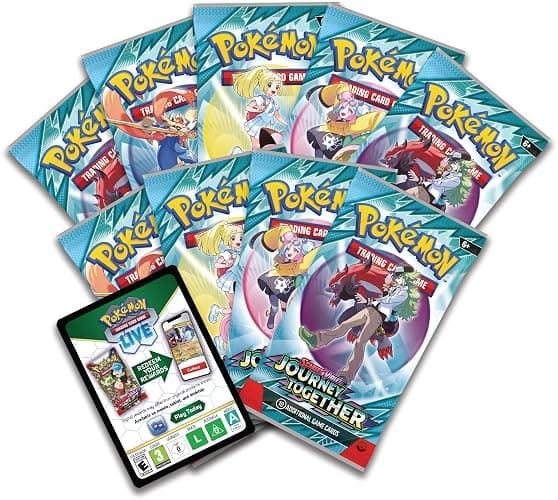 Pokémon TCG: Scarlet & Violet—Journey Together Elite Trainer Box (1 Full-Art Promo Card, 9 Boosters & Premium Accessories) thumbnail 2