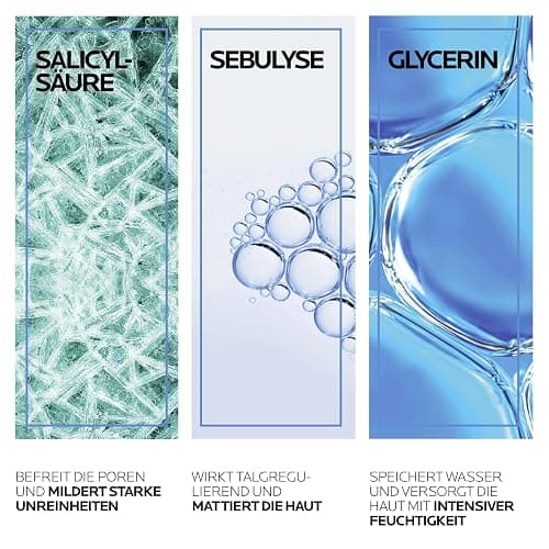 La Roche Posay Mattierende Feuchtigkeitspflege für fettige, unreine und zu Akne neigende Haut, Talgregulierend und porenverfeinernd, Mit LHA und Thermalwasser, Effaclar Mat, 40 ml | Mattierende Feuchtigkeitspflege für ölige Haut. Wirkt talgregulierend, verfeinert sichtbar Poren & mattiert die Haut thumbnail 2