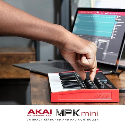 Akai Professional MPK Mini MK3 25-Key USB MIDI Keyboard Controller | Velocity-Sensitive Mini Keys, 8 MPC Pads, 8 Knobs, Software Suite Included, for Beat Makers, Music Producers and Home Studios thumbnail 10