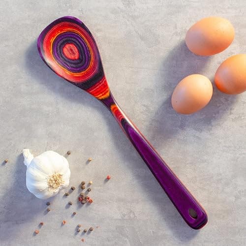 Totally Bamboo Baltique Waikiki Collection 12-1/2" Wooden Cooking Spoon, Safe for Nonstick thumbnail 4