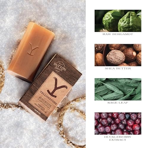 Yellowstone Men's Fragrance & Grooming Gift Set by Tru Western, Eau de Cologne & Artinsal Bar Soap - 1 fl oz thumbnail 7