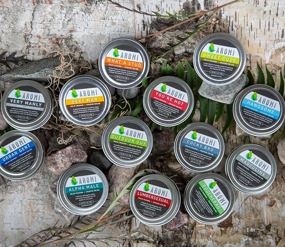 Aromi You're Hot Solid Cologne | Fresh, Woodsy Men's Fragrance, Vetiver, Sandalwood, Bourbon Scent, Small Men's Gift, Vegan, Travel-friendly, Handmade (You're Hot) thumbnail 7