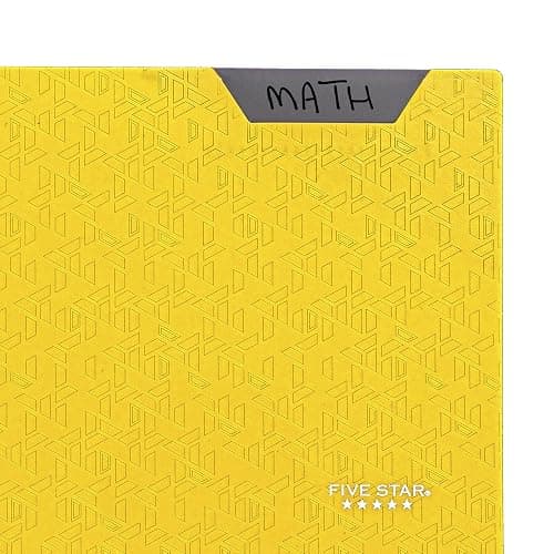 Five Star 2-Pocket Folder, Plastic Folder with Stay-Put Tabs, Fits 3-Ring Binder, Holds 8-1/2" x 11" Paper, Harvest Yellow (333420K-ECM) thumbnail 5