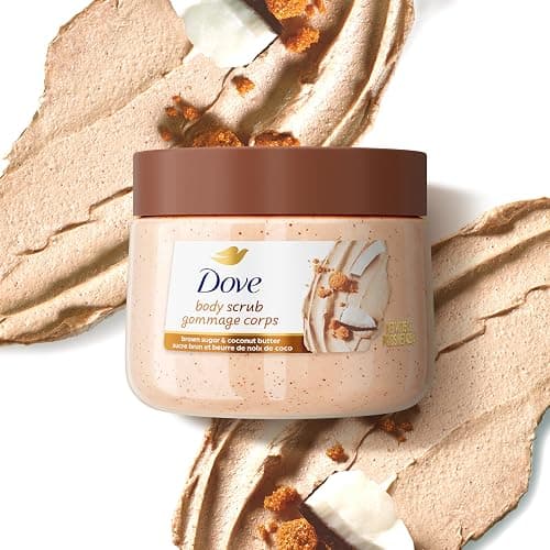 Dove Brown Sugar and Coconut Butter Body Scrub Exfoliates and Deeply Nourishes for Smooth, Radiant Skin 15 oz thumbnail 6