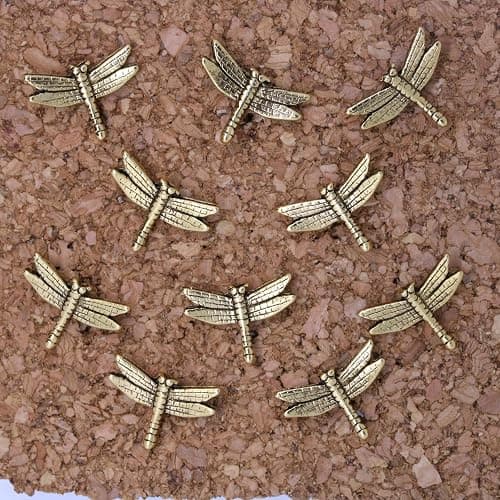 Dragonfly Pushpins - Gold Finish thumbnail 2