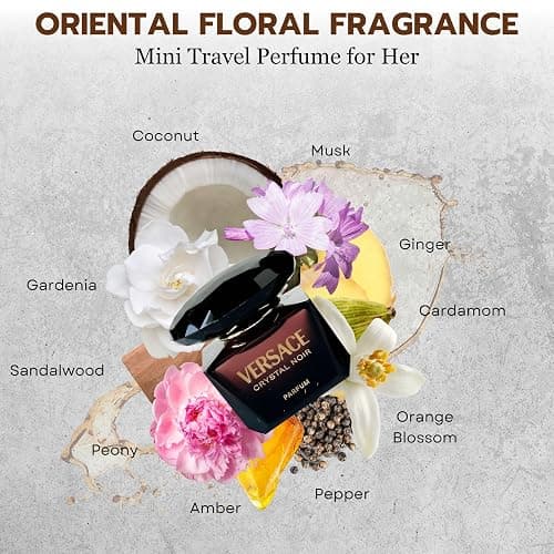 Versace Crystal Noir Perfume for Women Mini Parfum Splash 0.17 Ounce thumbnail 4