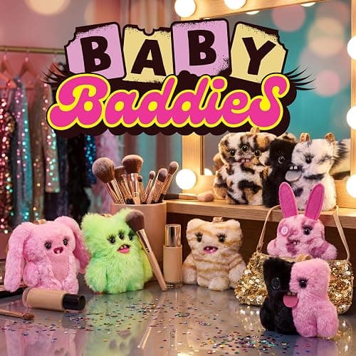Fuggler Baby Baddies Fugg 5 Inch (6 Pack) by ZURU | Mini Funny Ugly Monster plush; signature teeth; soft & huggable; multipack; for fans & collectors; gift for tweens & teens thumbnail 2
