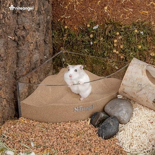 Niteangel Hamster Desert Bath Sand | No-Dust Bath or Potty Litter for Hamster Chinchillas Gerbil Mice Degu or Other Small Pets thumbnail 5
