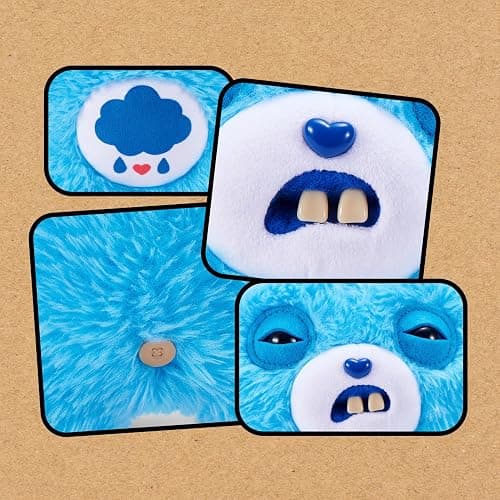 Fuggler Care Bears 9-Inch Plush Toy (Grumpy Bear) by ZURU – Funny Ugly Monster Stuffed Animal with Human-Like Teeth, Collectible Plush for Kids, Tweens, Teens, Adults & Crossover Fans thumbnail 7