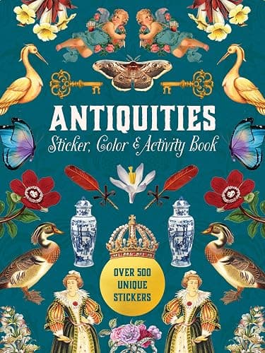 Antiquities Sticker, Color & Activity Book: Over 500 Unique Stickers (Sticker Activity Deluxe Editions) - Image 1