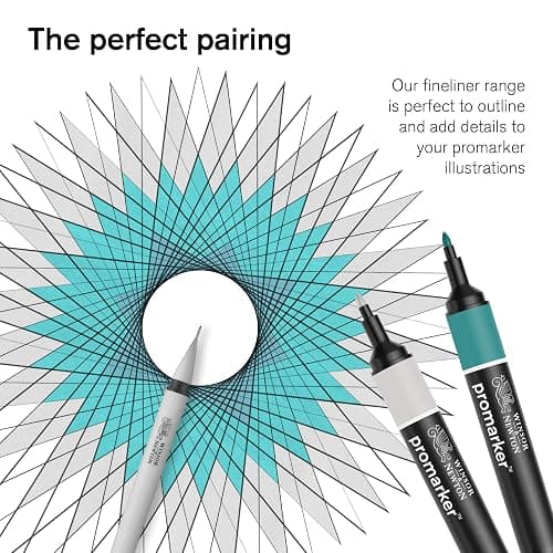 Winsor & Newton, Promarker, Skin Tones II, Set of 6, Alcohol Based Dual Tip Marker thumbnail 7