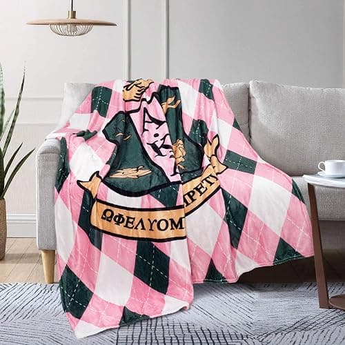 Sorority Gifts for Women Throw Blanket Soft Micro Throw Light Weight Flannel Blanket for Home, Bed, Sofa 50''X60'' - Image 1