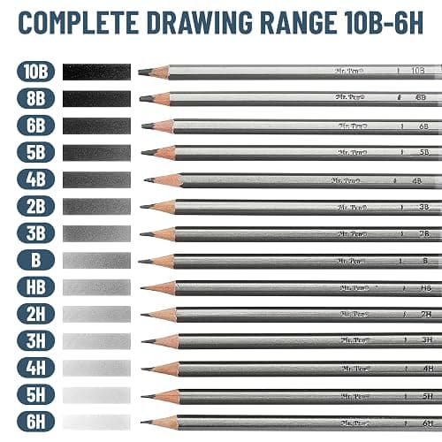 Mr. Pen- Sketch Pencils for Drawing, 14 Pack, Graphite Pencils for Drawing Pencils, Christmas Gift thumbnail 2