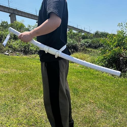 Bowen Demon Slayer Sword Real Metal,40.5-Inches Katana,Carbon Steel Samurai Sword Cosplay Anime Original Texture thumbnail 5