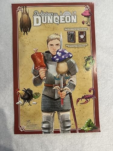 DELICIOUS IN DUNGEON - 11"x17" D/S Original TV Poster NYCC 2023 thumbnail 2