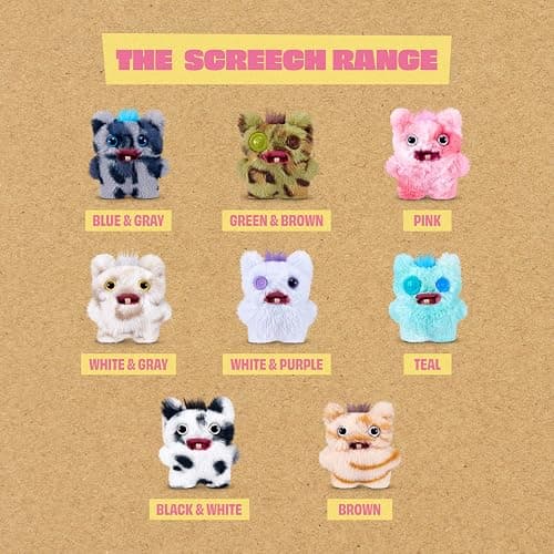 Fuggler Baby Fugg Screech Edition 3.5 Inch Plush Collectible Toy (8 Pack) by ZURU Featuring Funny Ugly Monster Design with Mischievous Details, Perfect for Collectors and Fans of Weird Fun thumbnail 7