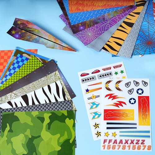 Creativity for Kids Paper Airplane Squadron - Create 20 Paper Airplanes, Crafts for Boys and Girls, Holiday Stocking Stuffers and Gift for Boys, Kids Activities (Ages 6+) thumbnail 8