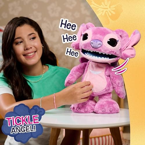 Disney Stitch Ultimate Angel Interactive 17" Plush Toy, 100+ Sounds & Reactions, Moves Like a Real-Life Angel, Toy for Fans, Girls, Boys, Kids 3 and Up by Just Play thumbnail 5