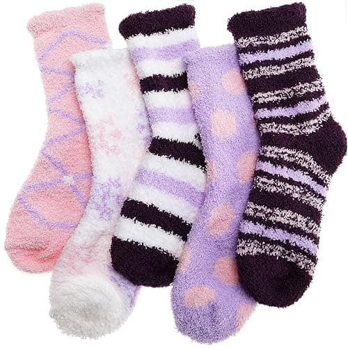 Anlisim Fuzzy Socks for Women, Soft Comfy Cozy Fluffy Thick Winter Warm Fleece Slipper Socks - Image 1