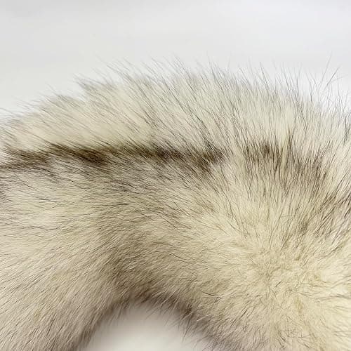 LAIDIC Therian Fox Tail Keychain Furry Tail Backpack Tassel Bag Handbag Accessory Hook Pendant Cosplay Toy Photo - Blue Fox thumbnail 3
