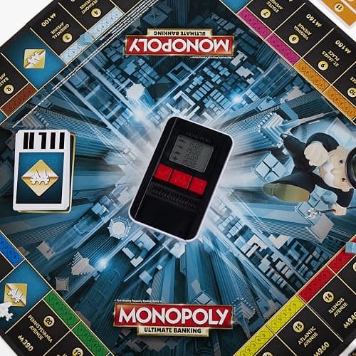 Hasbro Gaming Monopoly Ultimate Banking Edition Board Game for Families and Kids Ages 8 and Up, Electronic Banking Unit (Amazon Exclusive) thumbnail 9