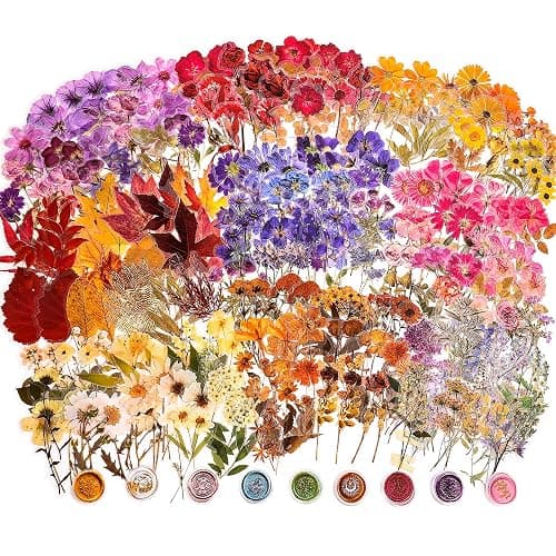380 Pcs Natural Flower Stickers for Scrapbooking, Vintage Floral Stickers Decals Aesthetic Watercolor Stickers for Journaling Phone Case Stickers Art Bullet Junk Journal Planners DIY Craft Notebook thumbnail 2