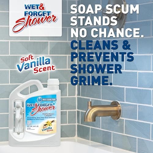 Wet & Forget Shower Cleaner Weekly Application Requires No Scrubbing, Bleach-Free Formula, 64 Ounce (Pack of 1) thumbnail 6