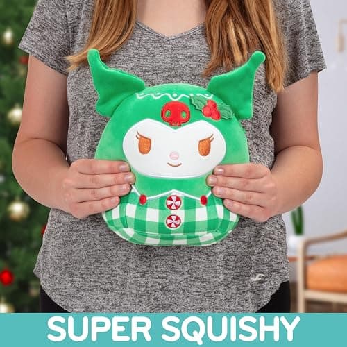 Squishmallows Original 8-Inch Hello Kitty: Kuromi Christmas Plush - Official Jazwares Holiday Sanrio - Collectible Soft & Squishy Stuffed Animal Toy- 2025 Limited Edition Gift for Kids, Girls & Boys thumbnail 3