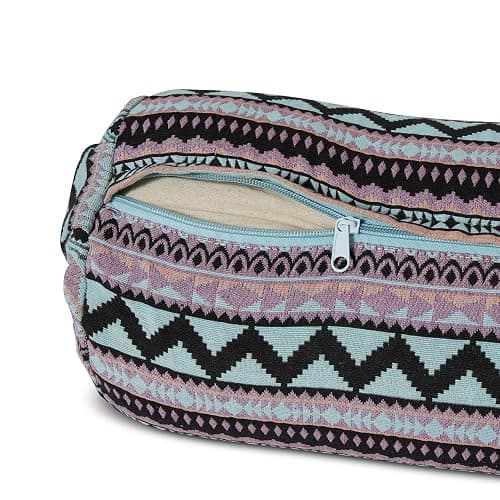 #DoYourYoga Bolster Yoga Rodillo »Krishna« para Yin Yoga 68 x 22 cm - Relleno de espelta orgánica - Cubierta en Coton Lavable - Cojín Zafu Yoga Rodilla - Rulo Pilates o Yoga thumbnail 3