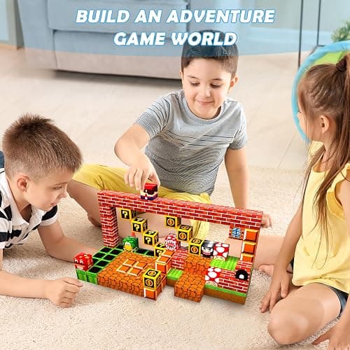 Magnetic Blocks - 200PCS Build 3D Magnet Building Toys World with Magnetic Tiles, STEM Kids Sensory Toys, Toy Magnet Building Set B-Day Gifts for Age 3 4 5 6-10 Year Old Boys Girls thumbnail 7