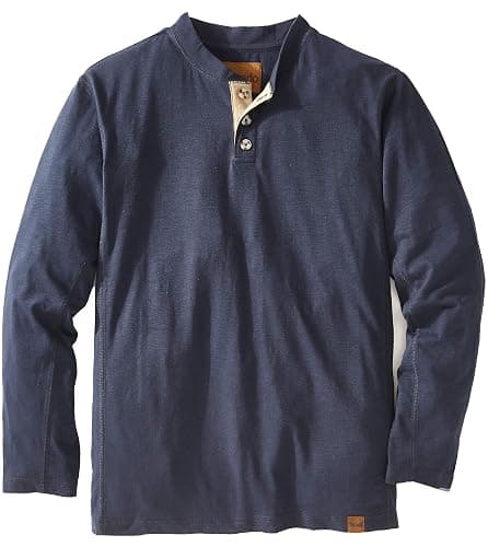Venado Henley Long Sleeve Shirts for Men - Mens Henley with Flex Material - Image 1