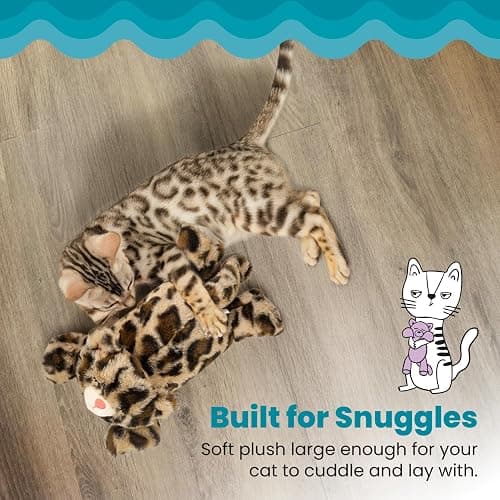 Catstages Calming Kitty Pal Cat Toy - Plush with Purring, Heartbeat, Warmth & Vibration for Anxiety Relief in Kittens and Cats thumbnail 5