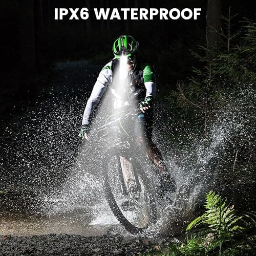 Kmivo Headlamp Rechargeable 99,000LM Super Bright, 2pack LED Head Lamp with 3 Modes, 90°Adjustable Head Lights for Forehead, IPX6 Waterproof HeadLamps for Camping Hiking thumbnail 7