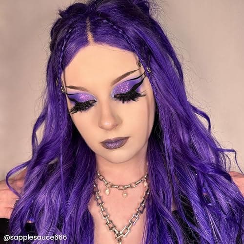 ARCTIC FOX 100% Vegan & Cruelty Free Vibrant Semi Permanent Hair Colour Dye - Purple Madness 165 ml e thumbnail 3