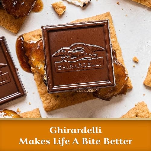 GHIRARDELLI Milk Chocolate Squares with Caramel Filling, 5.32 OZ Bag thumbnail 7