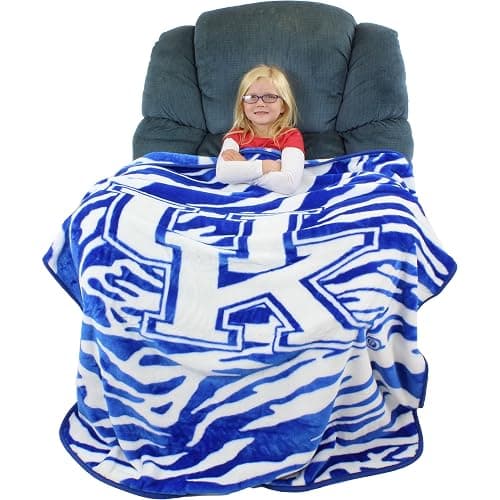 College Covers Kentucky Wildcats Raschel Throw Blanket, 60 in by 50 in thumbnail 3
