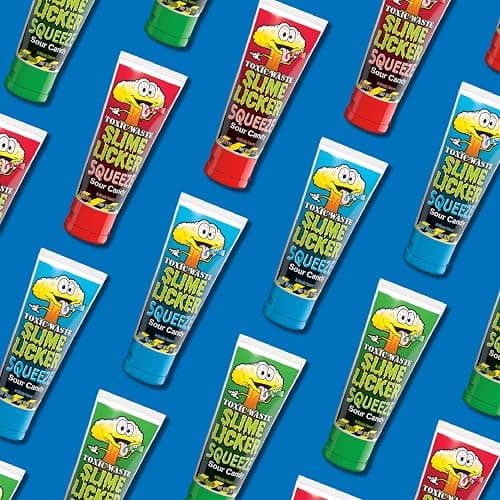 Toxic Waste Slime Licker Squeeze Candy, Apple Razz Cherry, 3 Pack Tubes | Squeezable sour gel, blue raspberry taste, fun novelty format, great for kids, adults, and gifting thumbnail 5
