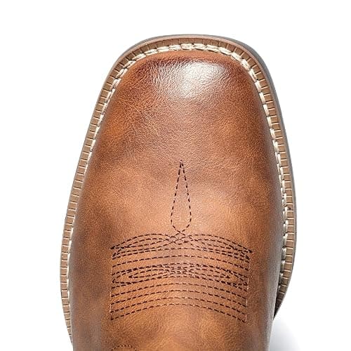 IUV Cowboy Boots For Men Western Ostrich Wide Durable Fashionable Embroidered Pull On Slip Resistant Assorted Colors Boots thumbnail 6