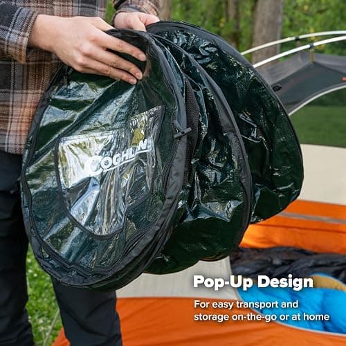 Coghlan's Pop-Up Lightweight Trash Can – Collapsible Waste Bin for Camping, RV, Outdoor Events, and Travel – Durable, Compact, and Easy to Store – 29.5 Gallon thumbnail 3