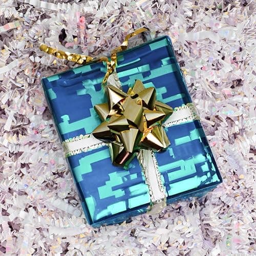 Uptotop 8oz Crinkle Cut Paper Shred Filler for Gift Wrapping, Gift Basket Filling, Perfect for Birthday, Christmas, Thanksgiving, Halloween, Easter, Valentine's Day, Mother's Day, Father's Day, Wedding & Holiday Decor, Diamond White thumbnail 3