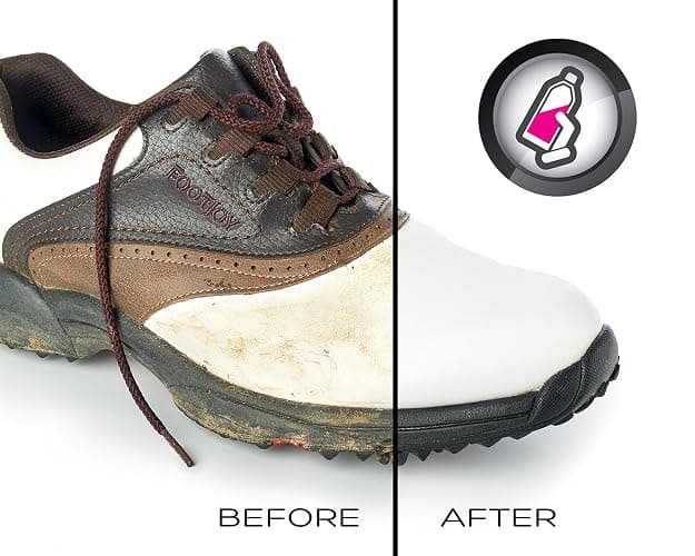 Pink Miracle Shoe Cleaner Kit with Bottle and Brush For Fabric Cleaner For Leather, Whites, Suede and Nubuck Sneakers thumbnail 8
