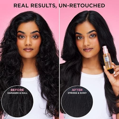 L'Oreal Paris Bond Repair Oil-in-Serum for Damaged, Color Treated Hair, Heat Protectant, Strengthens Weak Bonds, Intense Shine and Frizz Control, EverPure, 1.6 Fl Oz thumbnail 2