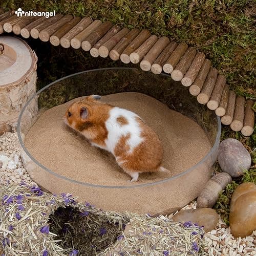 Niteangel Hamster Desert Bath Sand | No-Dust Bath or Potty Litter for Hamster Chinchillas Gerbil Mice Degu or Other Small Pets thumbnail 6