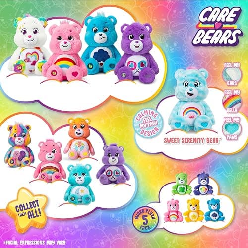 Care Bears Universal Monsters Fun Size Plush - Black & White - Good Luck Bear as Creature from The Black Lagoon thumbnail 6