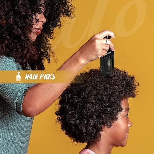 SalonSilk Professional Combs Set for Natural Black Curly Hair for Ladies thumbnail 5