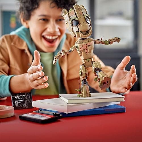 Lego Marvel I am Groot 76217 Building Toy Set - Action Figure from The Guardians of The Galaxy Movies, Baby Groot Model for Play and Display, Great for Kids, Boys, Girls, and Avengers Fans Ages 10+ thumbnail 6