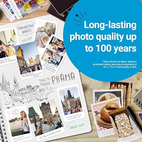 Canon SELPHY QX20 Wireless Compact Photo Printer, Dye‑Sublimation Color Printing, Prints 2.1x3.4/2.7x2.7 Card & Square Sizes, Built‑in Battery & Wi‑Fi, Portable Travel & Selfie Printer, White thumbnail 7