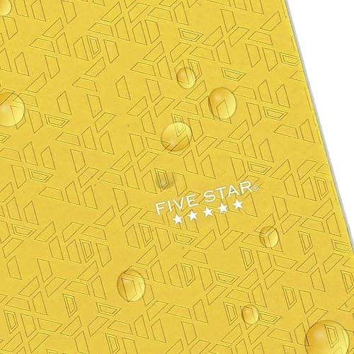 Five Star 2-Pocket Folder, Plastic Folder with Stay-Put Tabs, Fits 3-Ring Binder, Holds 8-1/2" x 11" Paper, Harvest Yellow (333420K-ECM) thumbnail 6
