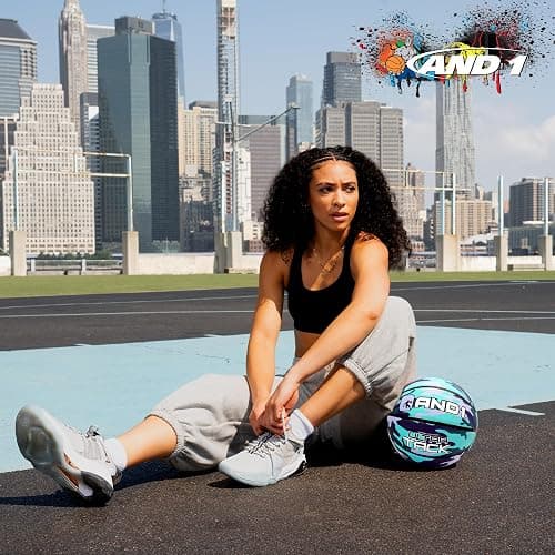 AND1 Ultra Grip Basketball: Official Regulation Size 7 (29.5 inches) Rubber- Deep Channel Construction Streetball, Made for Indoor Outdoor Basketball Games thumbnail 5