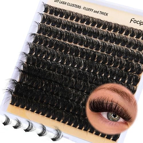 DIY Lash Clusters Full Volume Eyelash Extension 10-18MIX D Curly Individual Lash Clusters 90D Individual Lashes Extensions Clusters Lashes DIY Lash for Beginners by Focipeysa - Image 1
